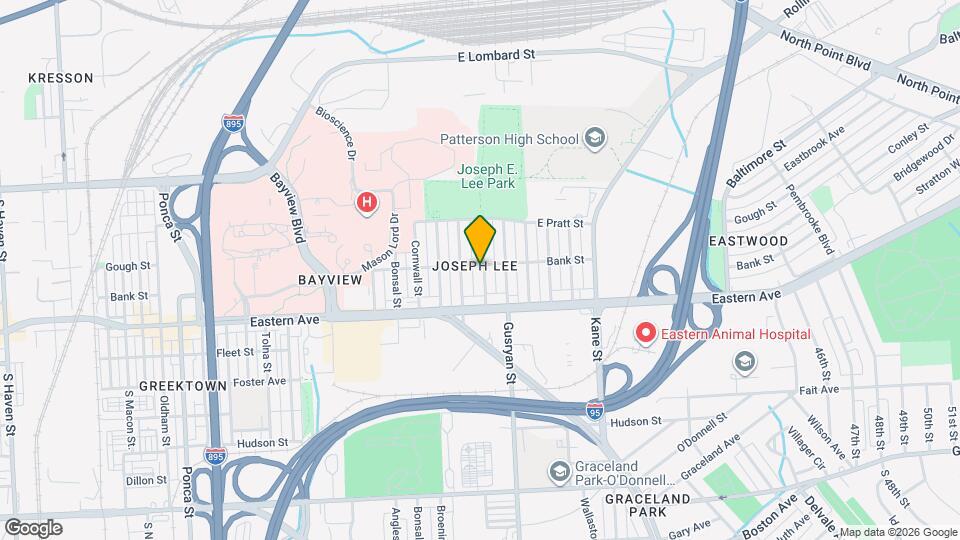 402 Folcroft St Map and Location Details