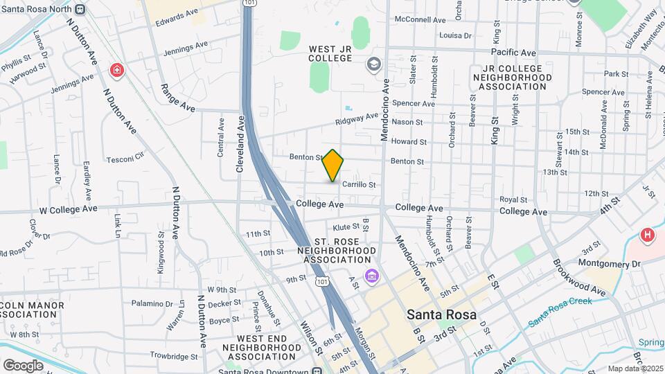 346 Carrillo St Map and Location Details