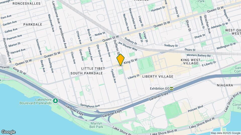 270-270 Dufferin St Map and Location Details