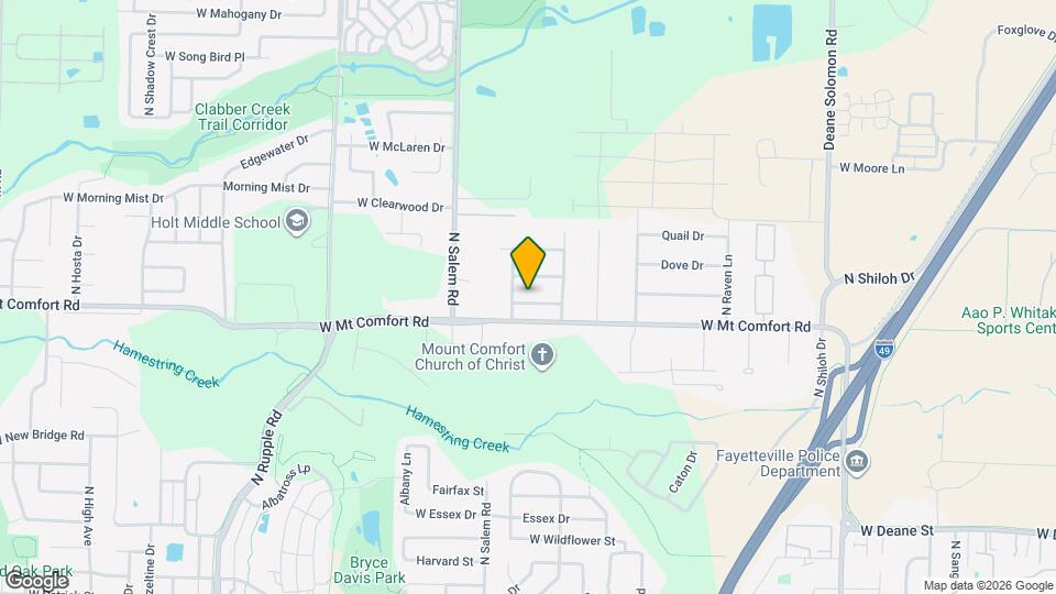 3236 W Westbury St Map and Location Details