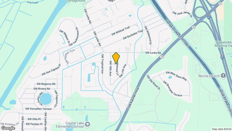 8526 SW Westwood Ln Map and Location Details