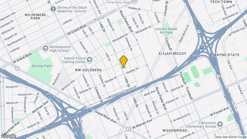 5734 14th St Map and Location Details