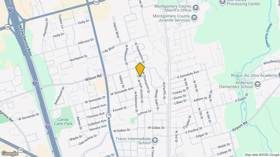 1508 N San Jacinto St Map and Location Details