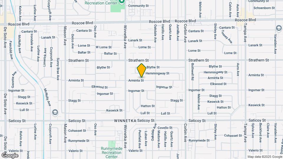 20003 Arminta St Mapa y Detalles de la Ubicación