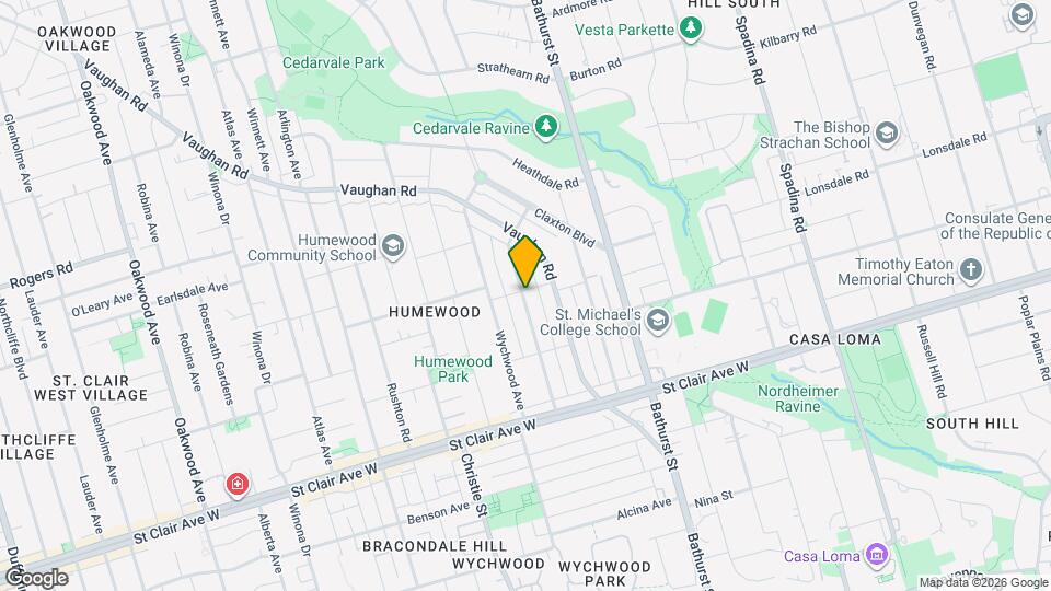 105 Kenwood Ave Map and Location Details