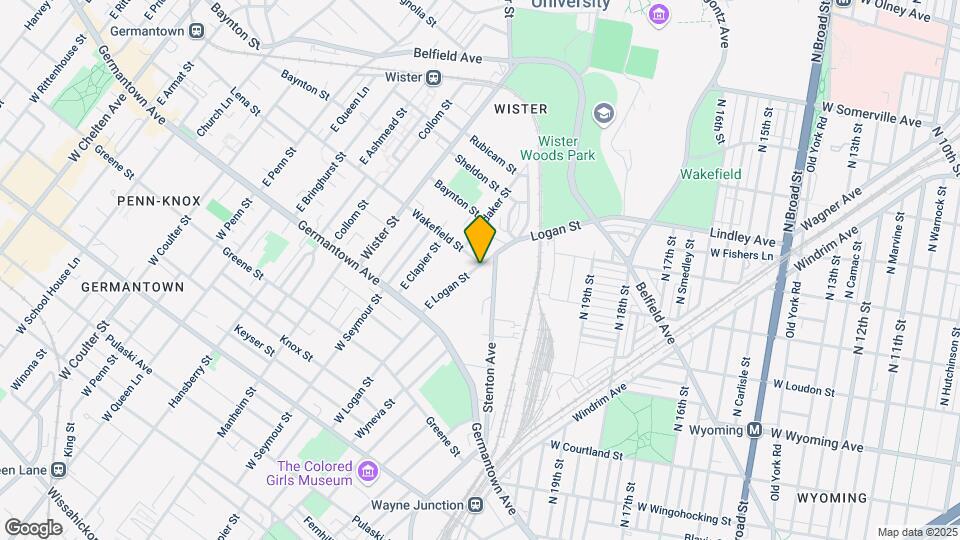 84 E Logan St Mapa y Detalles de la Ubicación