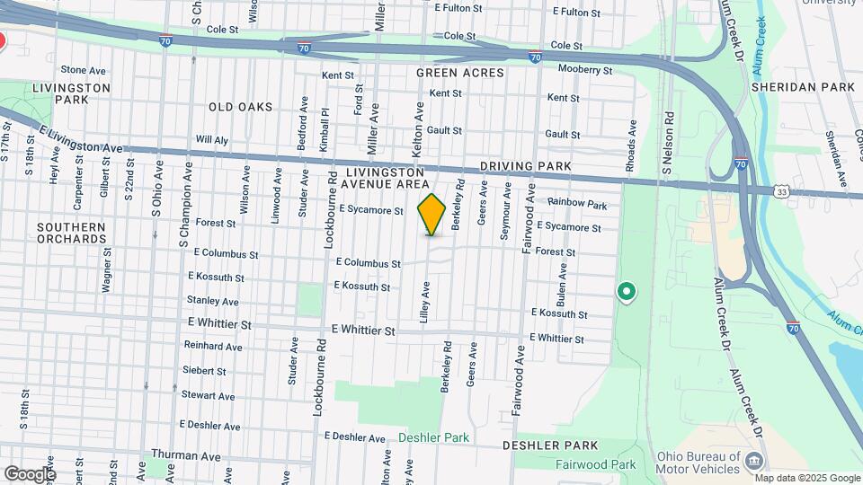 1444 Forest St Map and Location Details