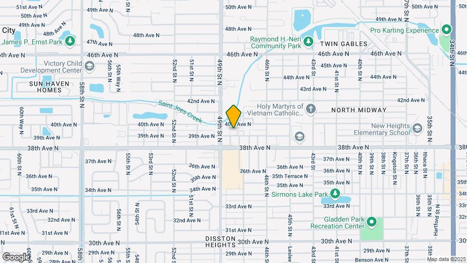 4729 39th Ave N Map and Location Details