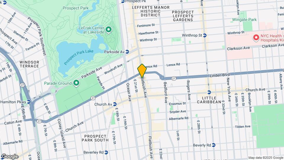 836 Flatbush Ave Map and Location Details