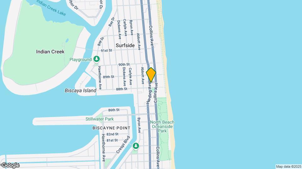 8819 Harding Ave Map and Location Details