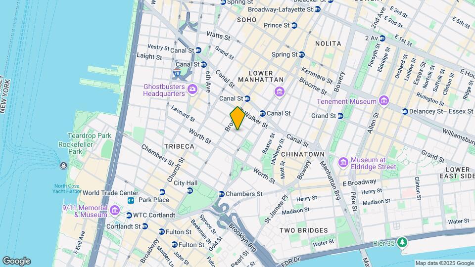 50 Franklin St Map and Location Details