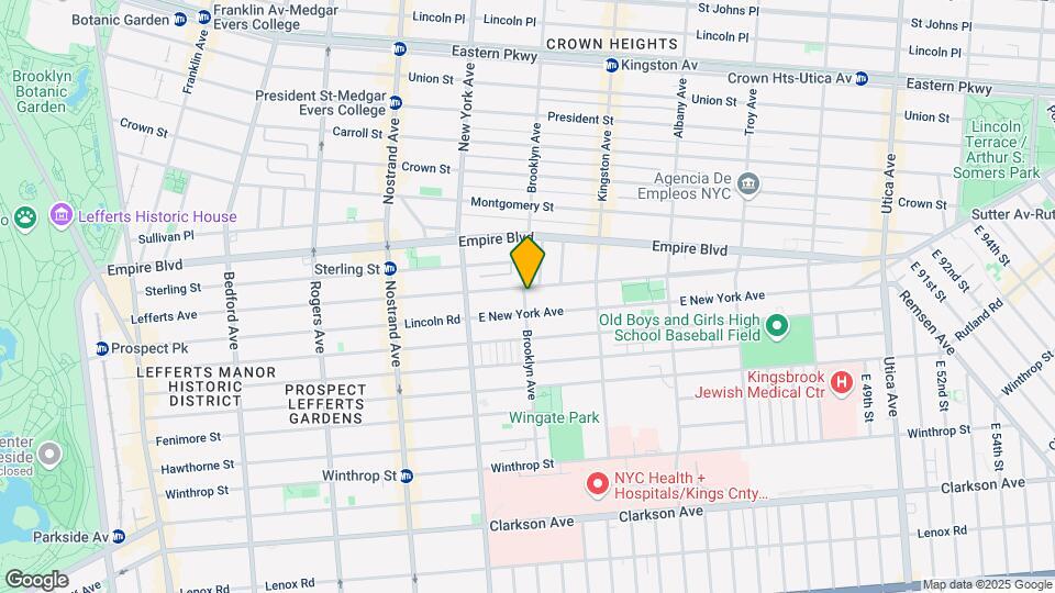 480 Lefferts Ave Map and Location Details
