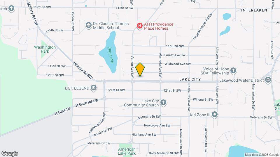 9127 Washington Blvd SW Map and Location Details
