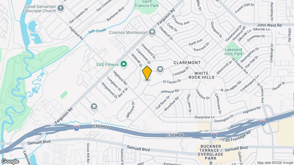 8053 Claremont Dr Map and Location Details