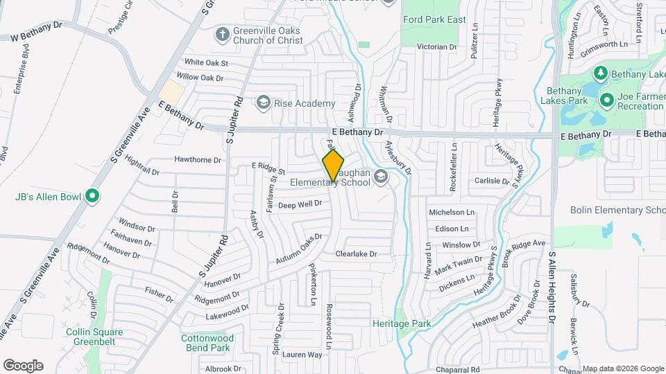 901 Ridgemont Dr Mapa y Detalles de la Ubicación