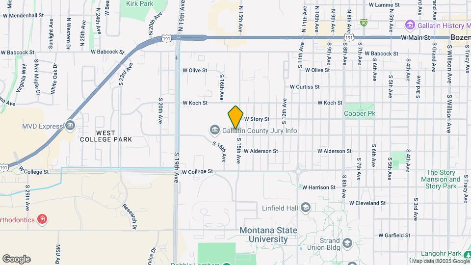 519 S 15th Ave Map and Location Details
