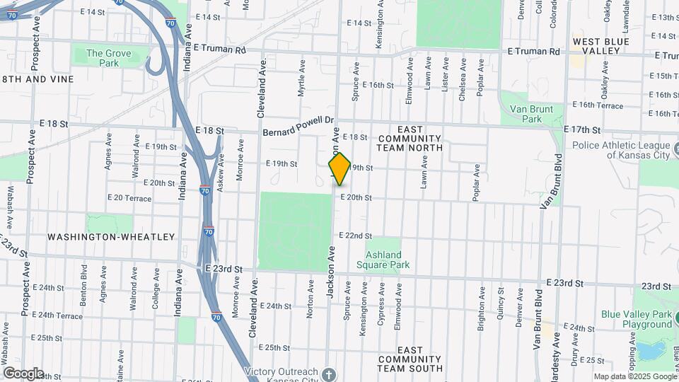 1927 Jackson Ave Map and Location Details