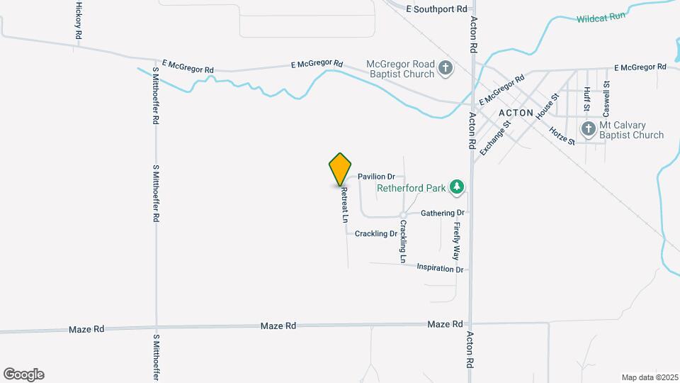 8038 Retreat Ln Map and Location Details