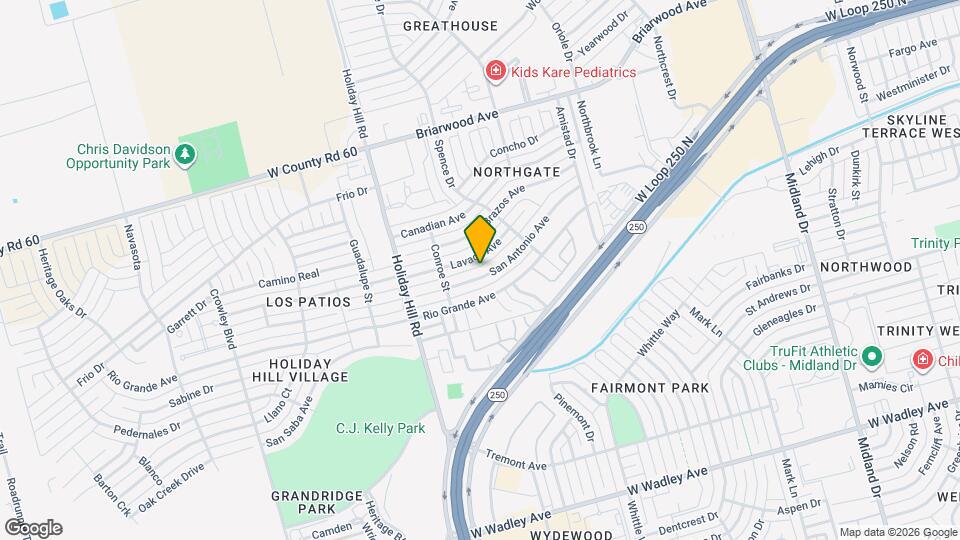 5202 San Antonio Ave Map and Location Details