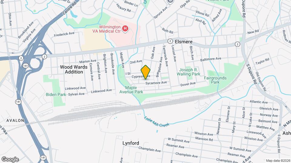 1333 Sycamore Ave Map and Location Details