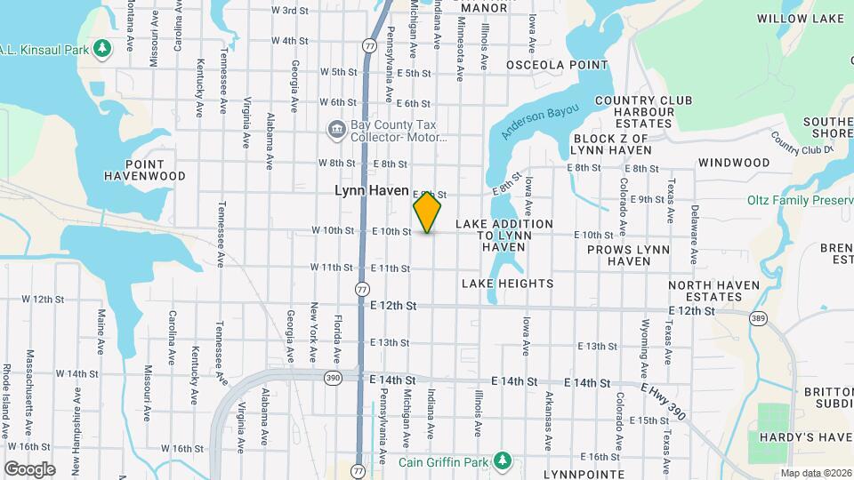 1002 Indiana Ave Map and Location Details