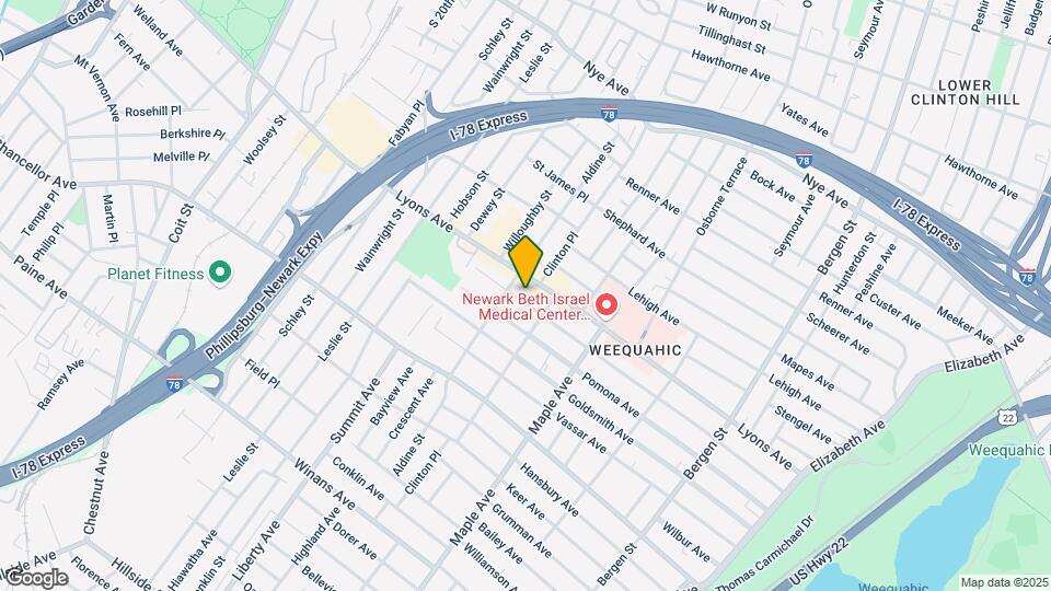 259 Weequahic Ave Map and Location Details