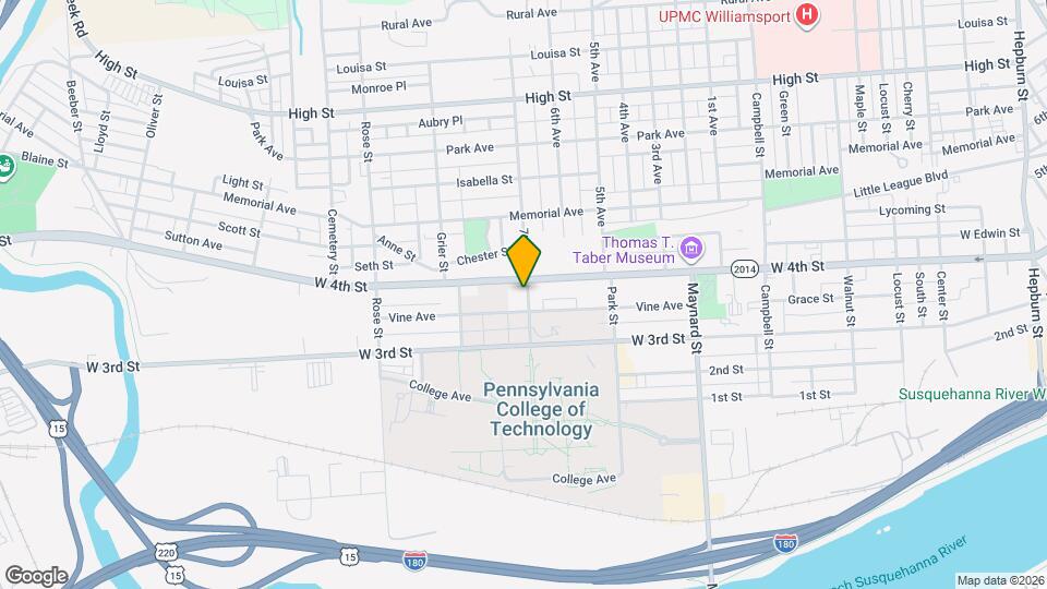 329 Susquehanna St Map and Location Details