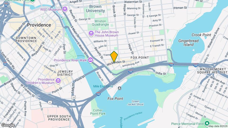 199 Wickenden St Map and Location Details