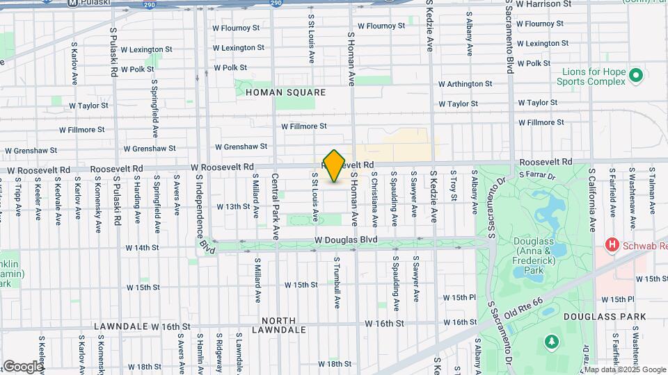 3430 W 12th Pl Map and Location Details