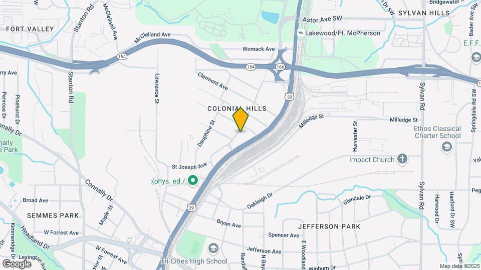 2260 Newnan St Map and Location Details