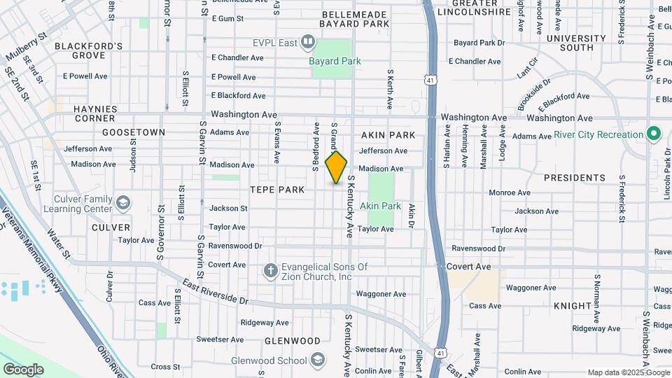 1226 S Grand Ave Map and Location Details