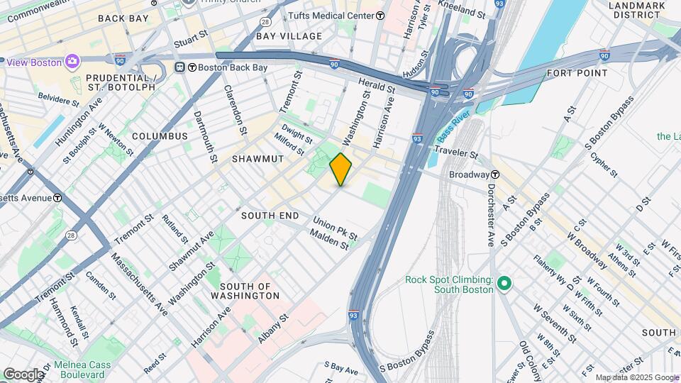 520 Harrison Ave Map and Location Details