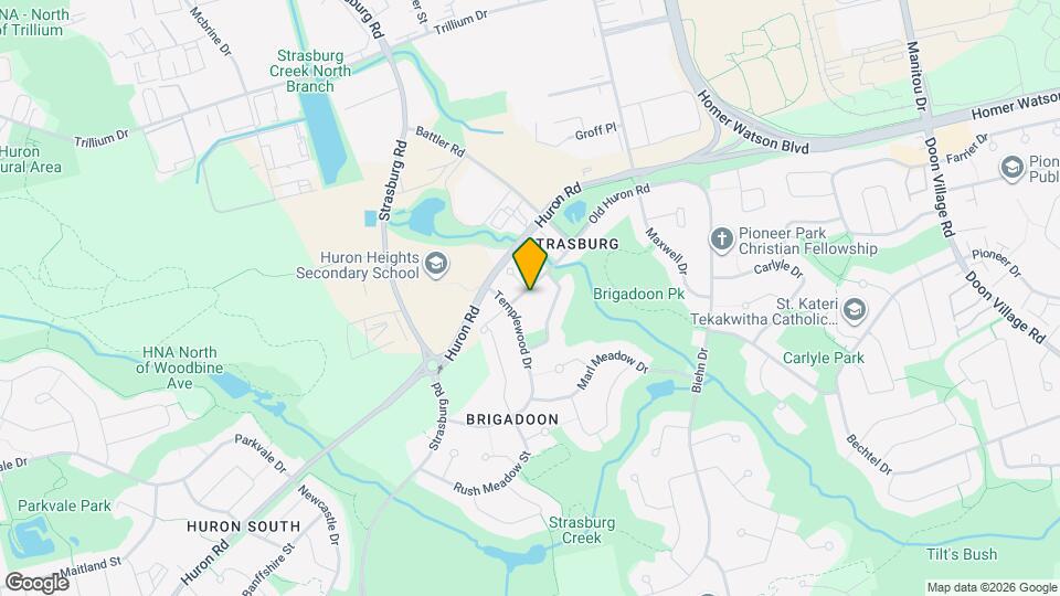 326 Old Huron Rd Map and Location Details