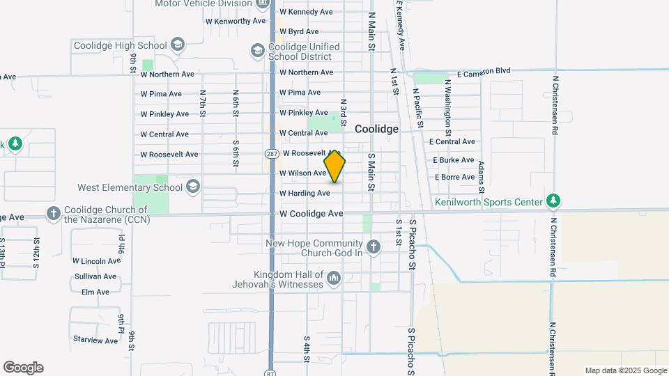 334 W Harding Ave Map and Location Details