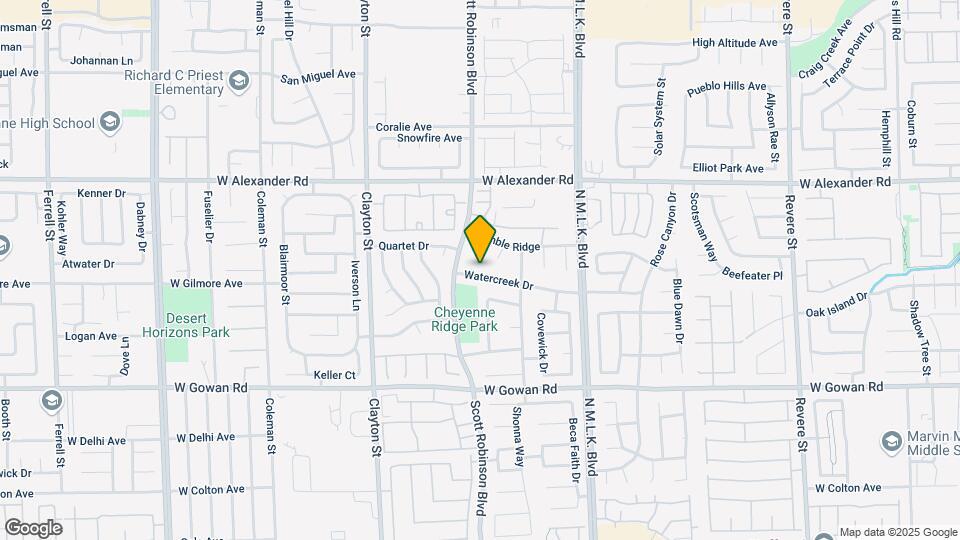 1738 Watercreek Dr Mapa y Detalles de la Ubicación