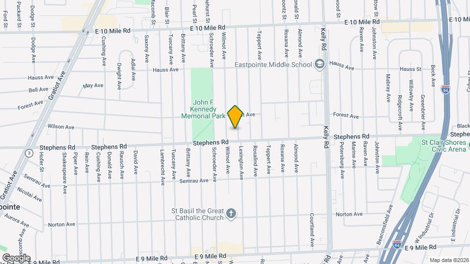 24235 Lexington Ave Map and Location Details