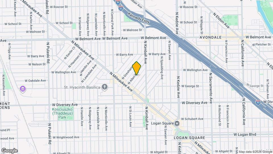 2951 N Allen Ave Map and Location Details