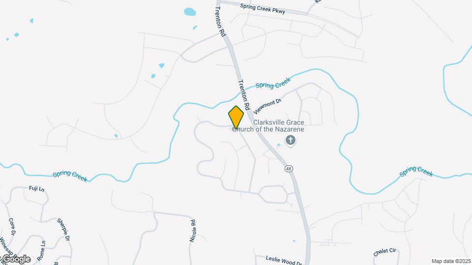 625 Winding Bluff Way Map and Location Details