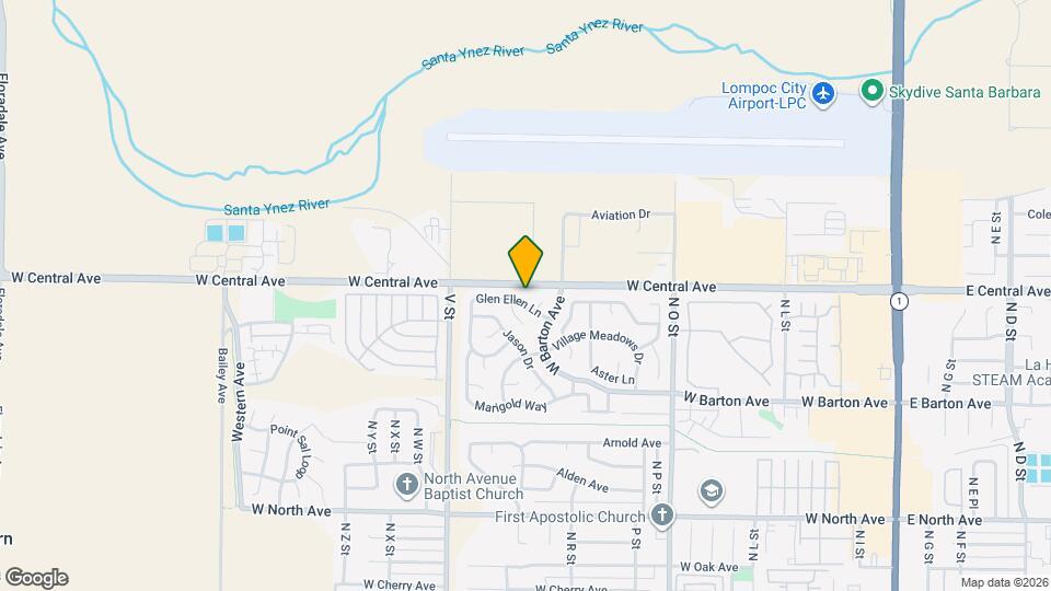 1320 Glen Ellen Ln Map and Location Details