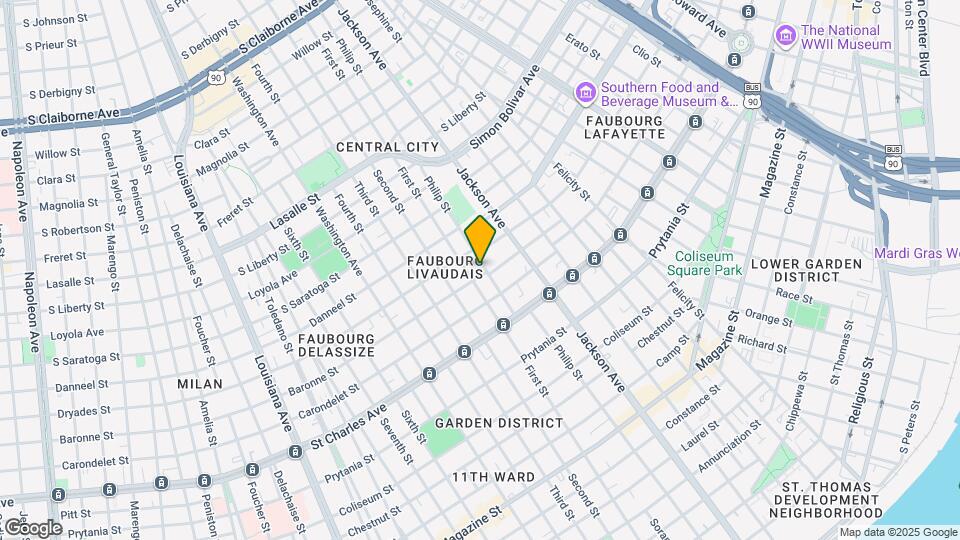 2309 Baronne St Map and Location Details