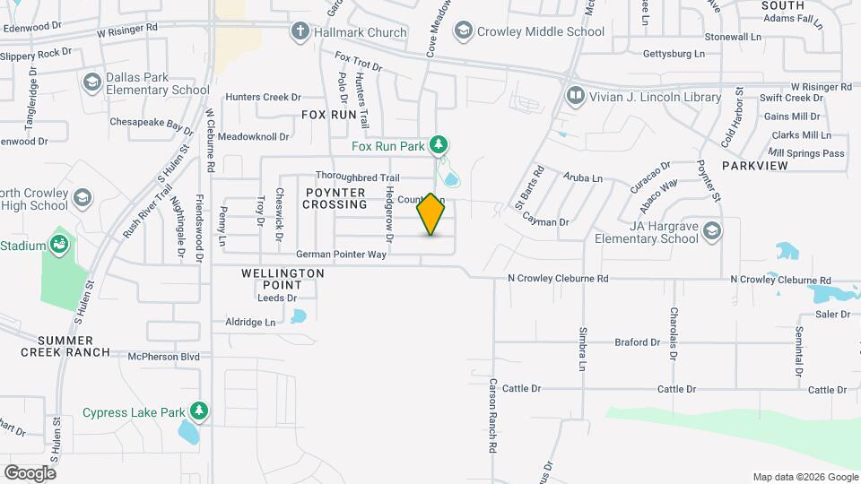 3849 Irish Setter Dr Map and Location Details