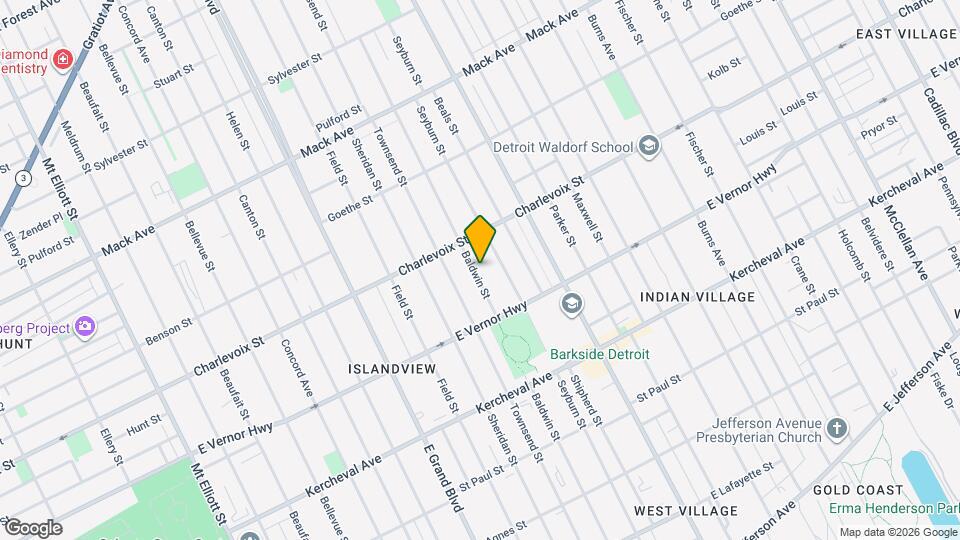 2502 Baldwin St, Unit 1 Map and Location Details