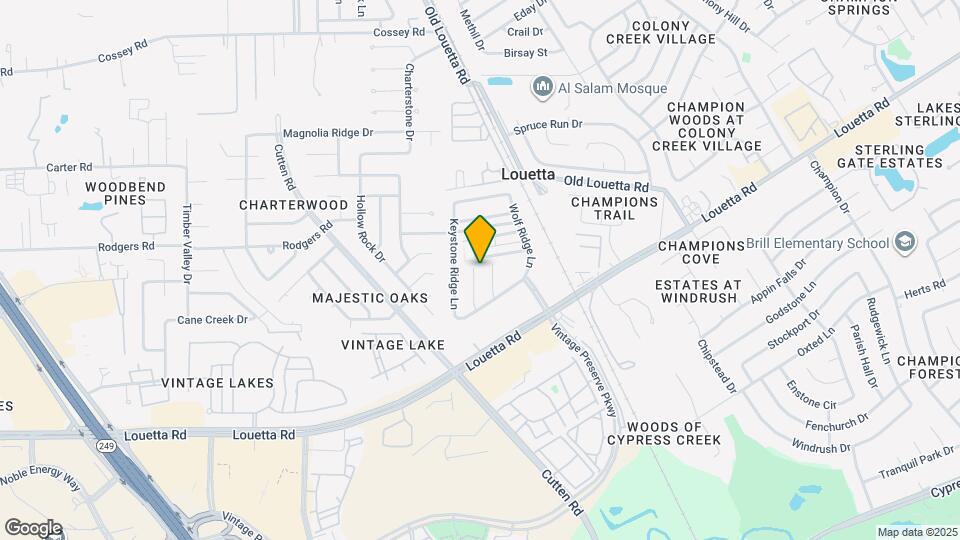 15922 Eldora Springs Ct Map and Location Details