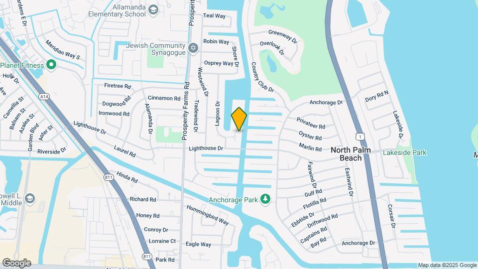 728 Waterway Dr Map and Location Details