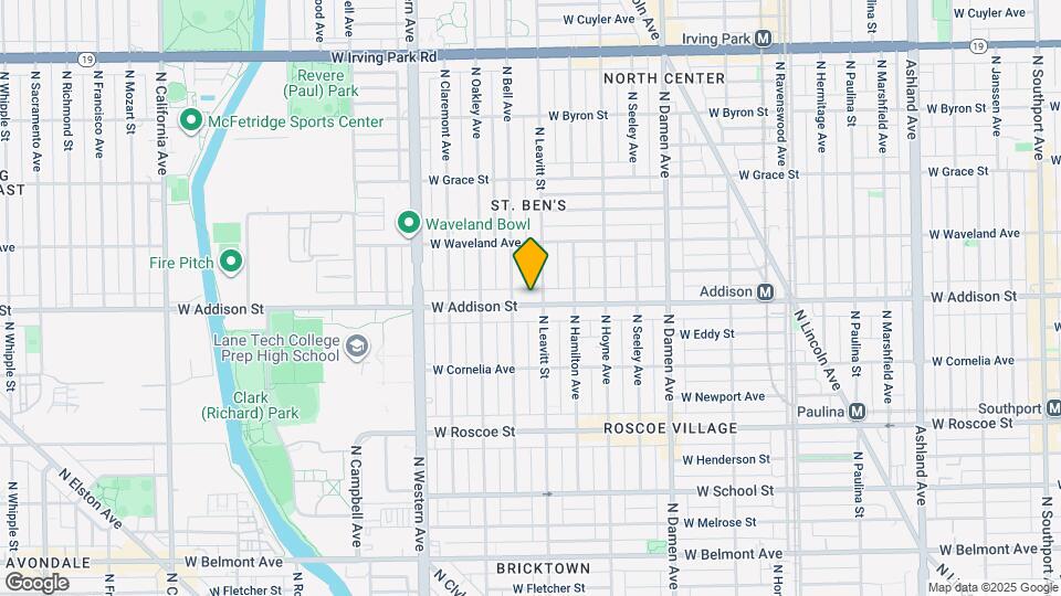 2210 W Addison St Map and Location Details