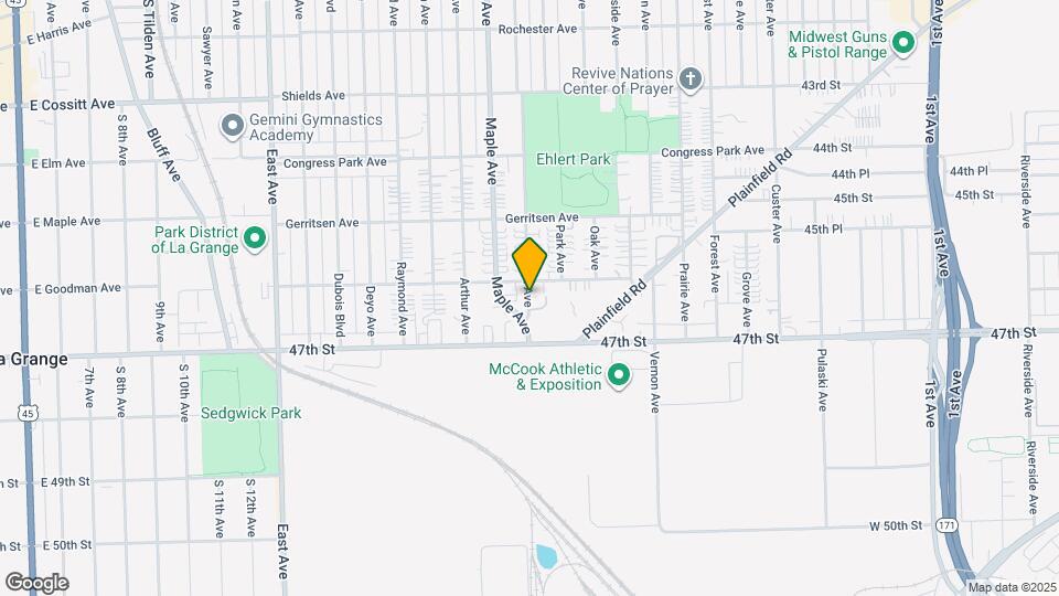 4613 Elm Ave Map and Location Details