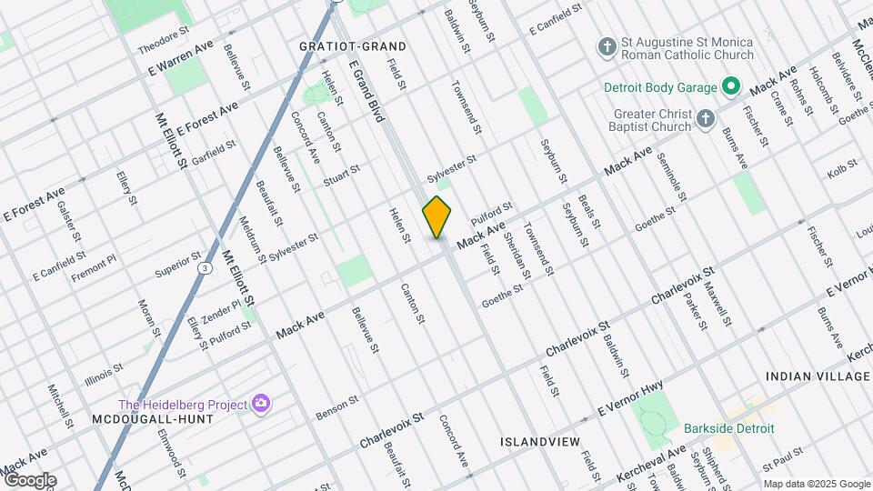 799 E Grand Blvd Map and Location Details