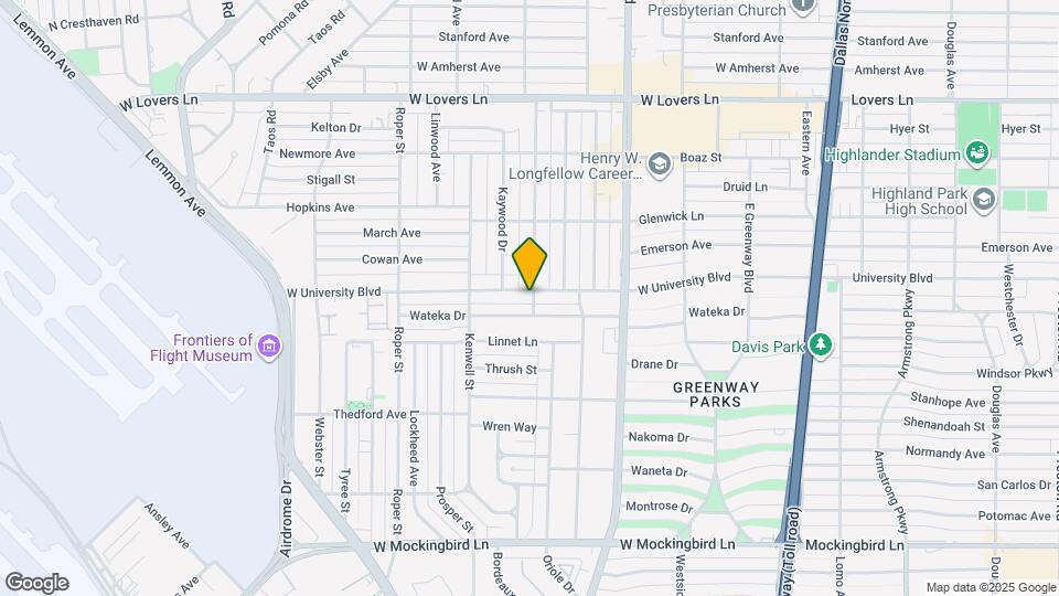 5024 W University Blvd Map and Location Details