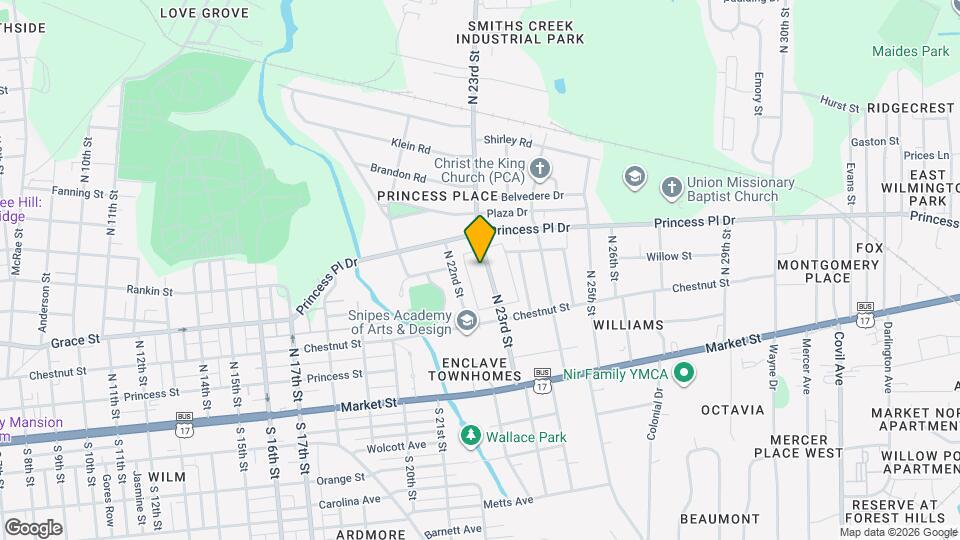 309 N 23rd St Map and Location Details