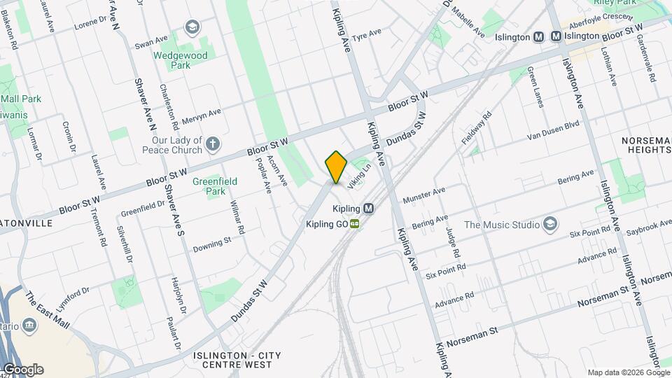 5249 Dundas St W Map and Location Details